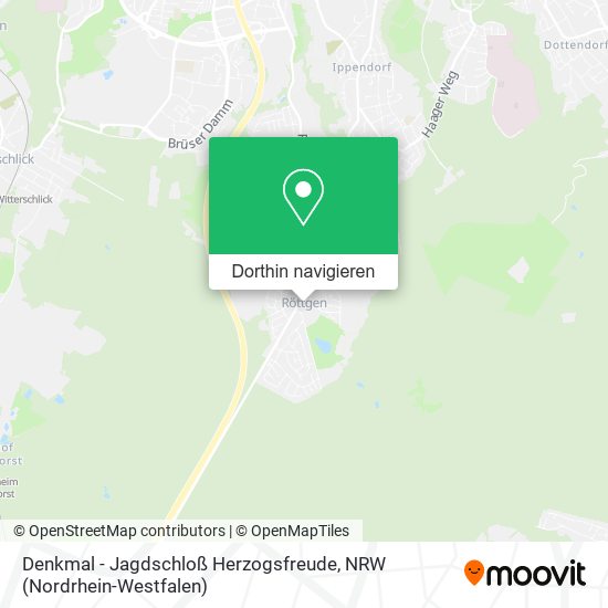 Denkmal - Jagdschloß Herzogsfreude Karte