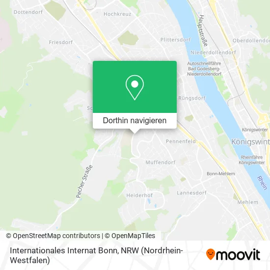 Internationales Internat Bonn Karte