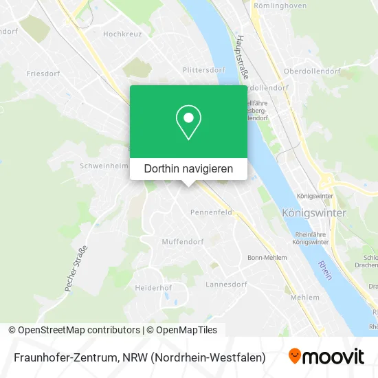 Fraunhofer-Zentrum Karte