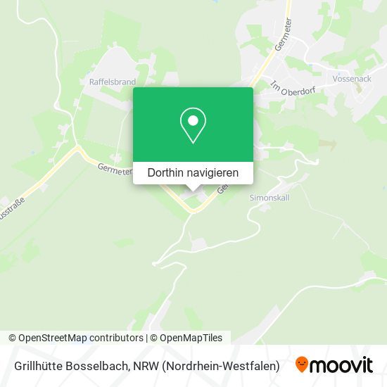Grillhütte Bosselbach Karte