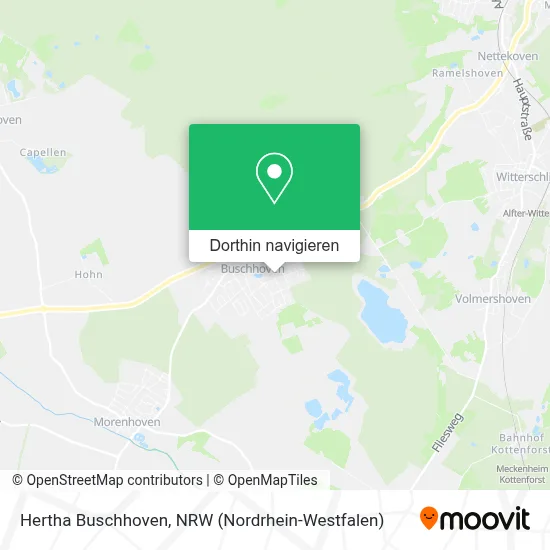 Hertha Buschhoven Karte