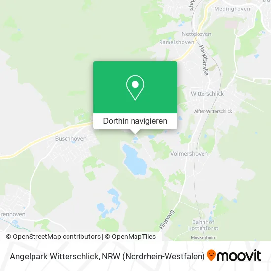 Angelpark Witterschlick Karte