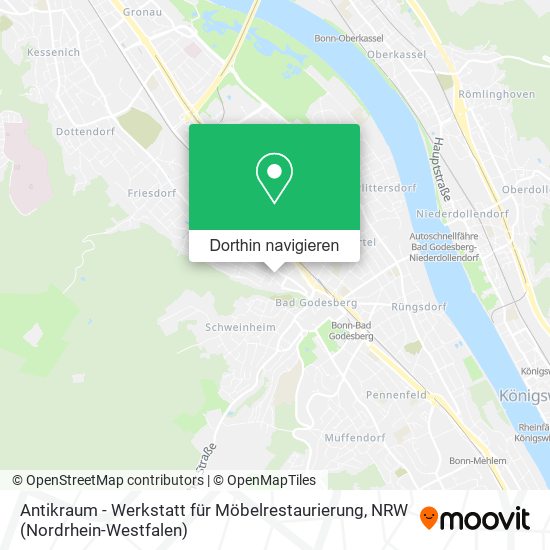 Antikraum - Werkstatt für Möbelrestaurierung Karte