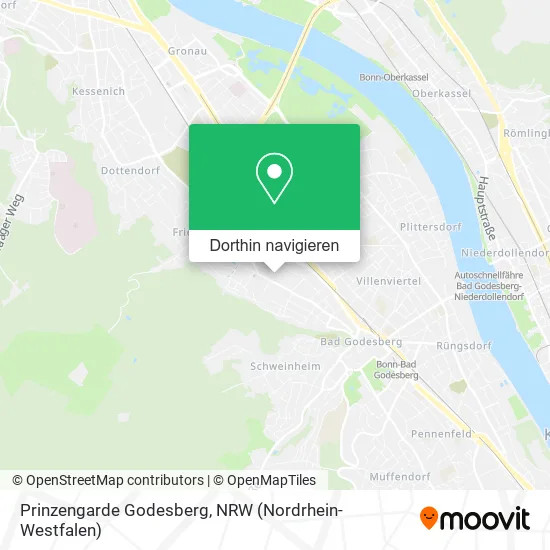 Prinzengarde Godesberg Karte