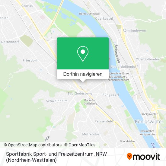Sportfabrik Sport- und Freizeitzentrum Karte