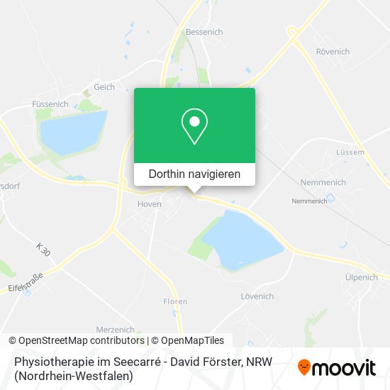 Physiotherapie im Seecarré - David Förster Karte