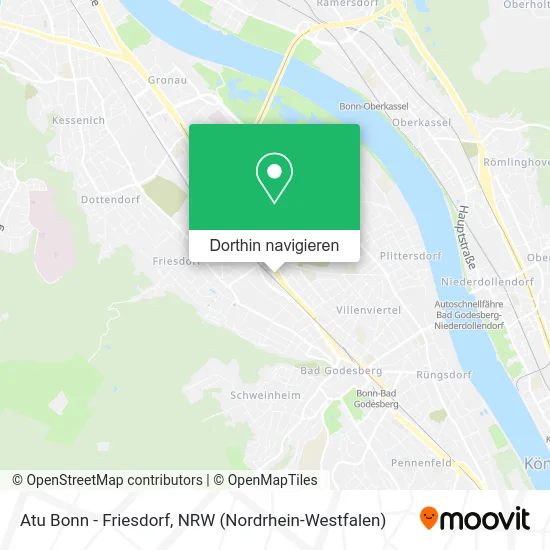Atu Bonn - Friesdorf Karte