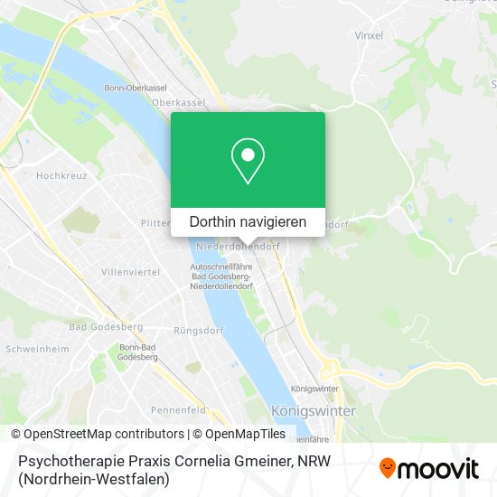 Psychotherapie Praxis Cornelia Gmeiner Karte