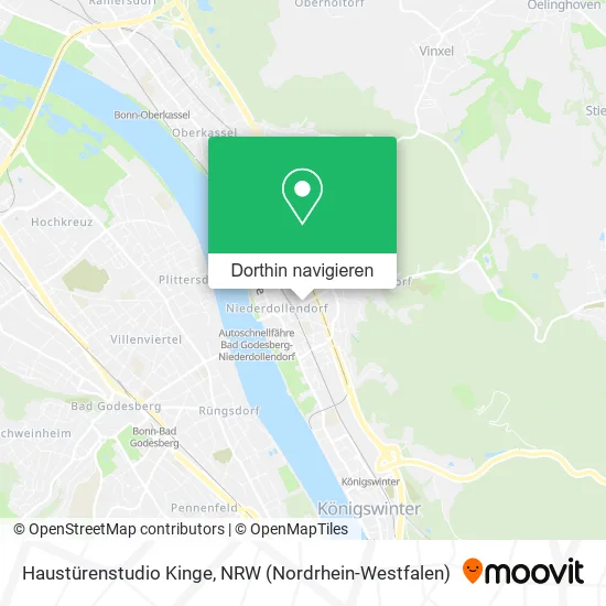 Haustürenstudio Kinge Karte