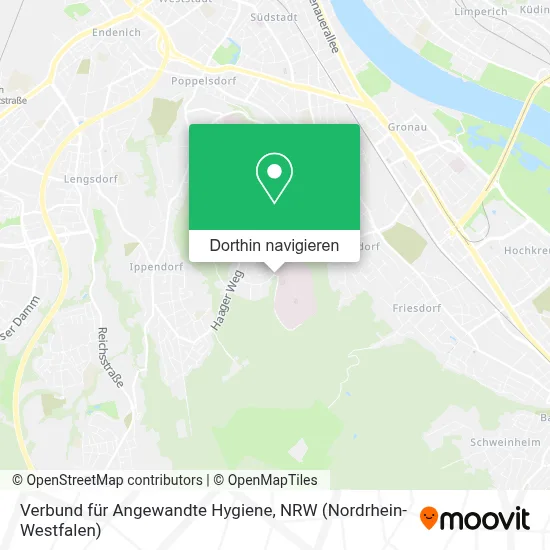 Verbund für Angewandte Hygiene Karte