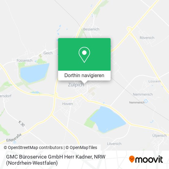 GMC Büroservice GmbH Herr Kadner Karte