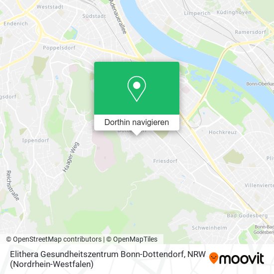 Elithera Gesundheitszentrum Bonn-Dottendorf Karte