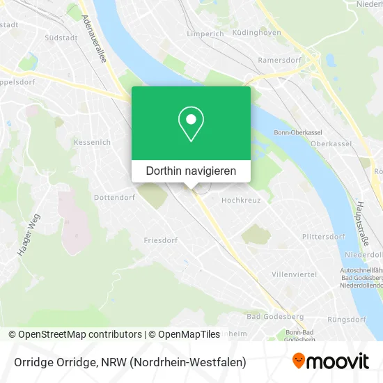 Orridge Orridge Karte