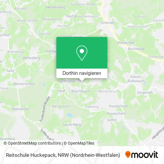 Reitschule Huckepack Karte