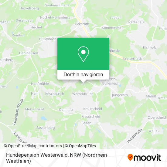 Hundepension Westerwald Karte