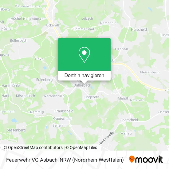 Feuerwehr VG Asbach Karte