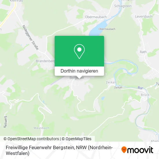 Freiwillige Feuerwehr Bergstein Karte