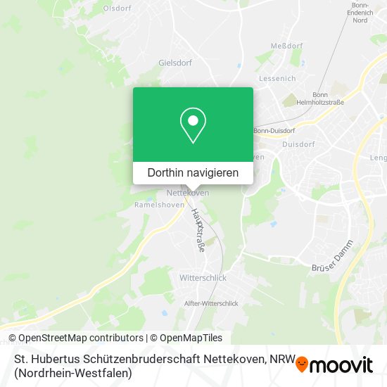St. Hubertus Schützenbruderschaft Nettekoven Karte