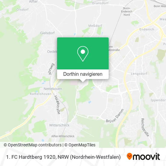 1. FC Hardtberg 1920 Karte