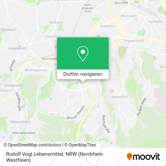 Rudolf Vogl Lebensmittel Karte