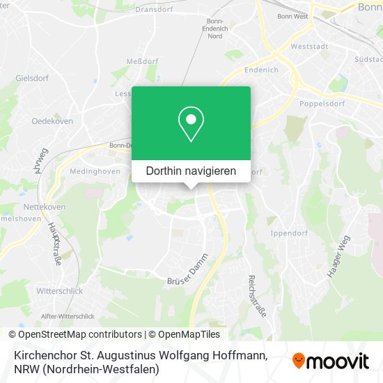 Kirchenchor St. Augustinus Wolfgang Hoffmann Karte