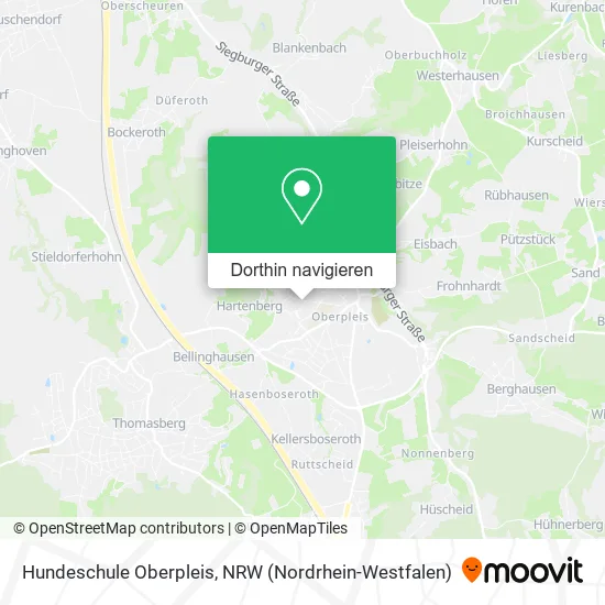 Hundeschule Oberpleis Karte