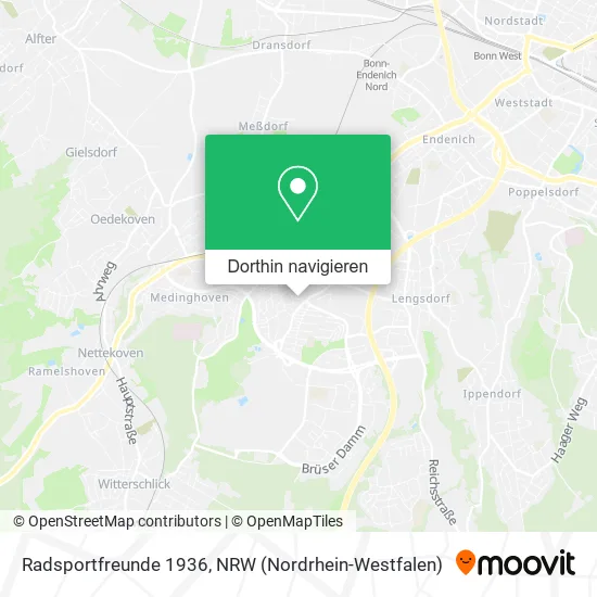 Radsportfreunde 1936 Karte