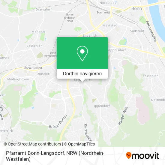 Pfarramt Bonn-Lengsdorf Karte