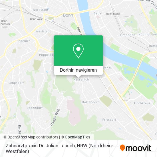 Zahnarztpraxis Dr. Julian Lausch Karte