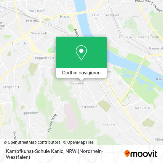 Kampfkunst-Schule Kanic Karte