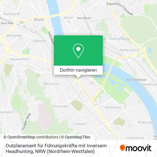 Outplacement für Führungskräfte mit Inversem Headhunting Karte