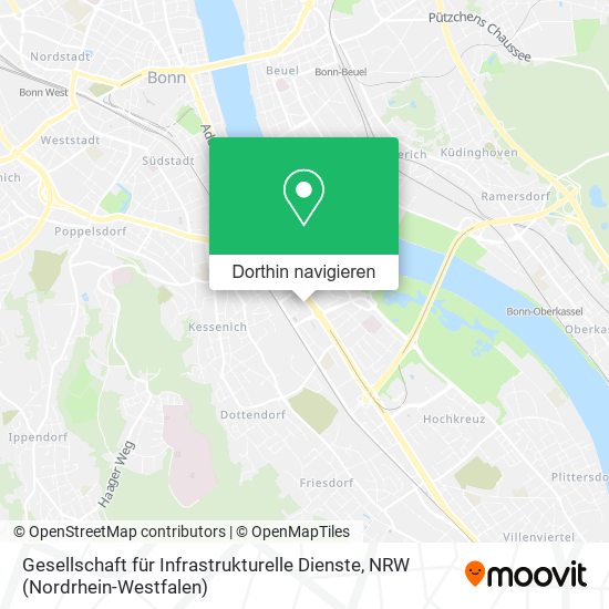 Gesellschaft für Infrastrukturelle Dienste Karte