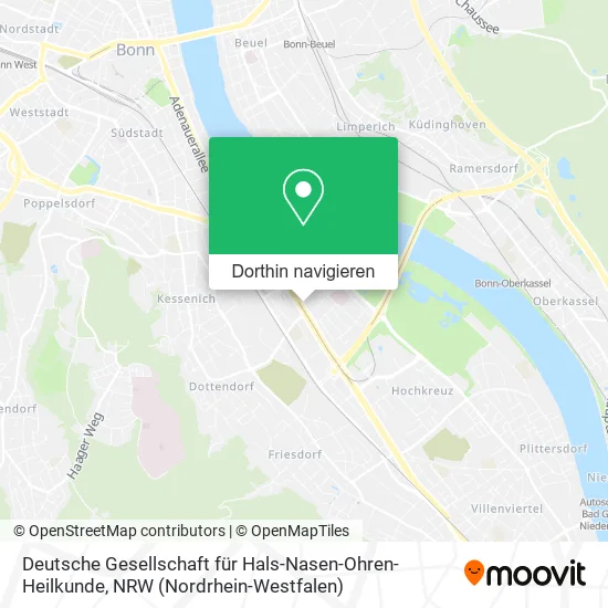Deutsche Gesellschaft für Hals-Nasen-Ohren-Heilkunde Karte