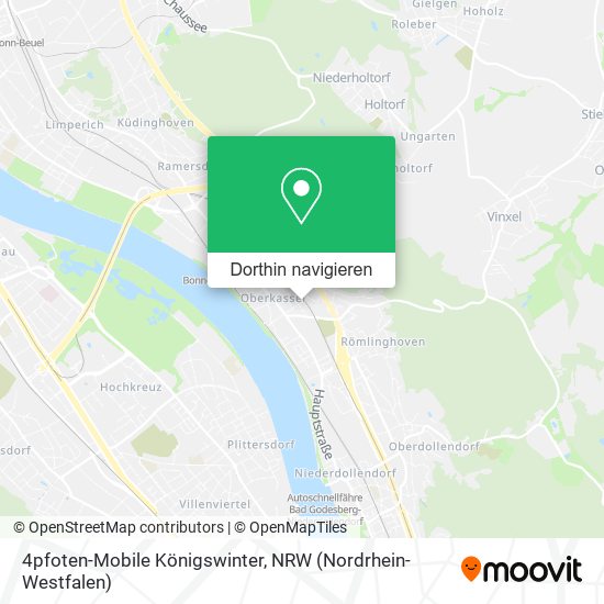 4pfoten-Mobile Königswinter Karte