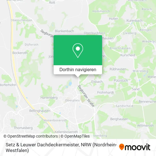 Setz & Leuwer Dachdeckermeister Karte