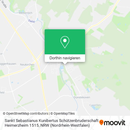 Sankt Sebastianus Kunibertus Schützenbruderschaft Heimerzheim 1515 Karte