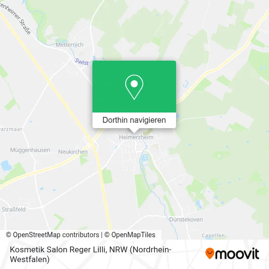 Kosmetik Salon Reger Lilli Karte