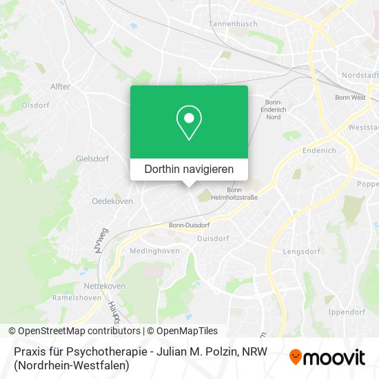 Praxis für Psychotherapie - Julian M. Polzin Karte