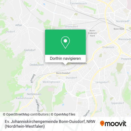 Ev. Johanniskirchengemeinde Bonn-Duisdorf Karte