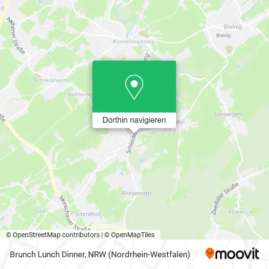 Brunch Lunch Dinner Karte