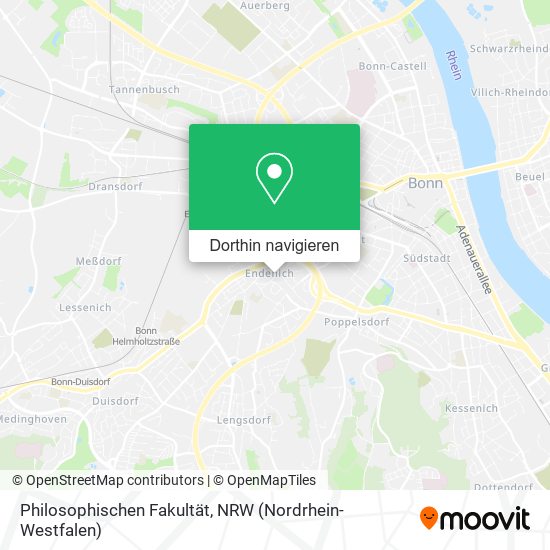 Philosophischen Fakultät Karte