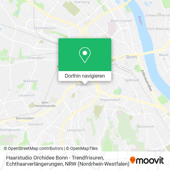 Haarstudio Orchidee Bonn - Trendfrisuren, Echthaarverlängerungen Karte