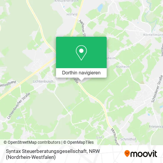 Syntax Steuerberatungsgesellschaft Karte