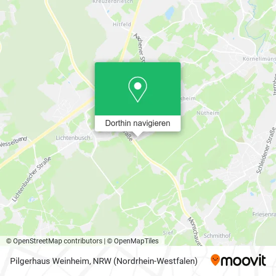 Pilgerhaus Weinheim Karte