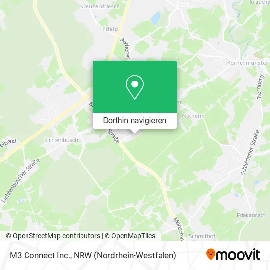 M3 Connect Inc. Karte