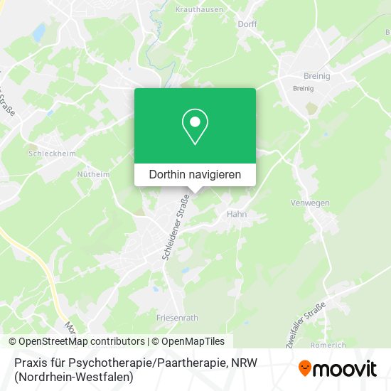 Praxis für Psychotherapie / Paartherapie Karte