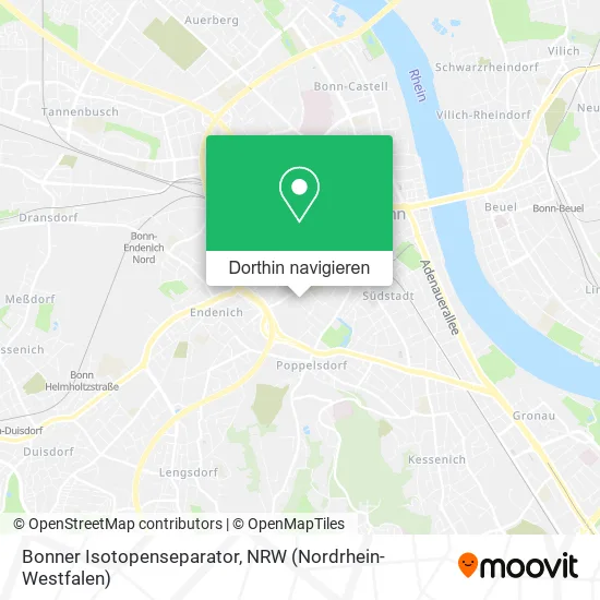 Bonner Isotopenseparator Karte