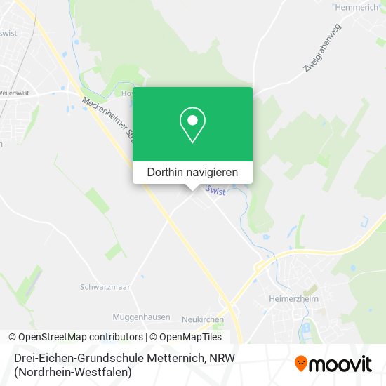 Drei-Eichen-Grundschule Metternich Karte