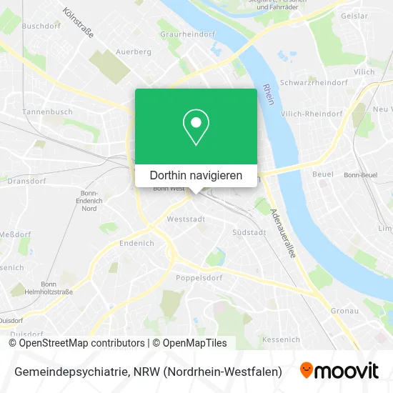 Gemeindepsychiatrie Karte