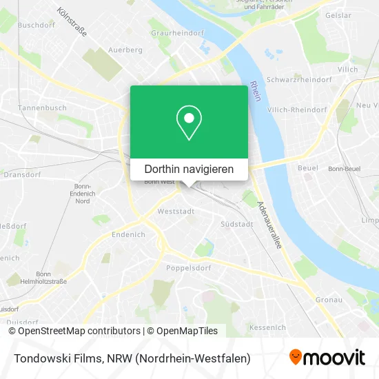 Tondowski Films Karte